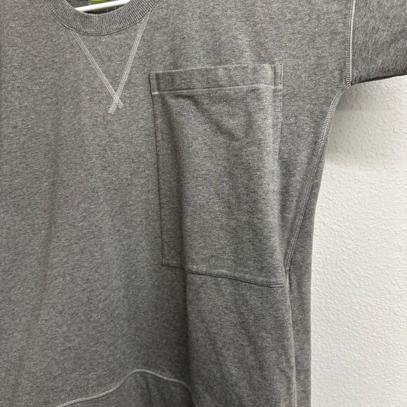 Lululemon Mudra Sweatshirt Heathered Medium Grey Size 8 Womens Short Sleeve - Picture 4 of 4